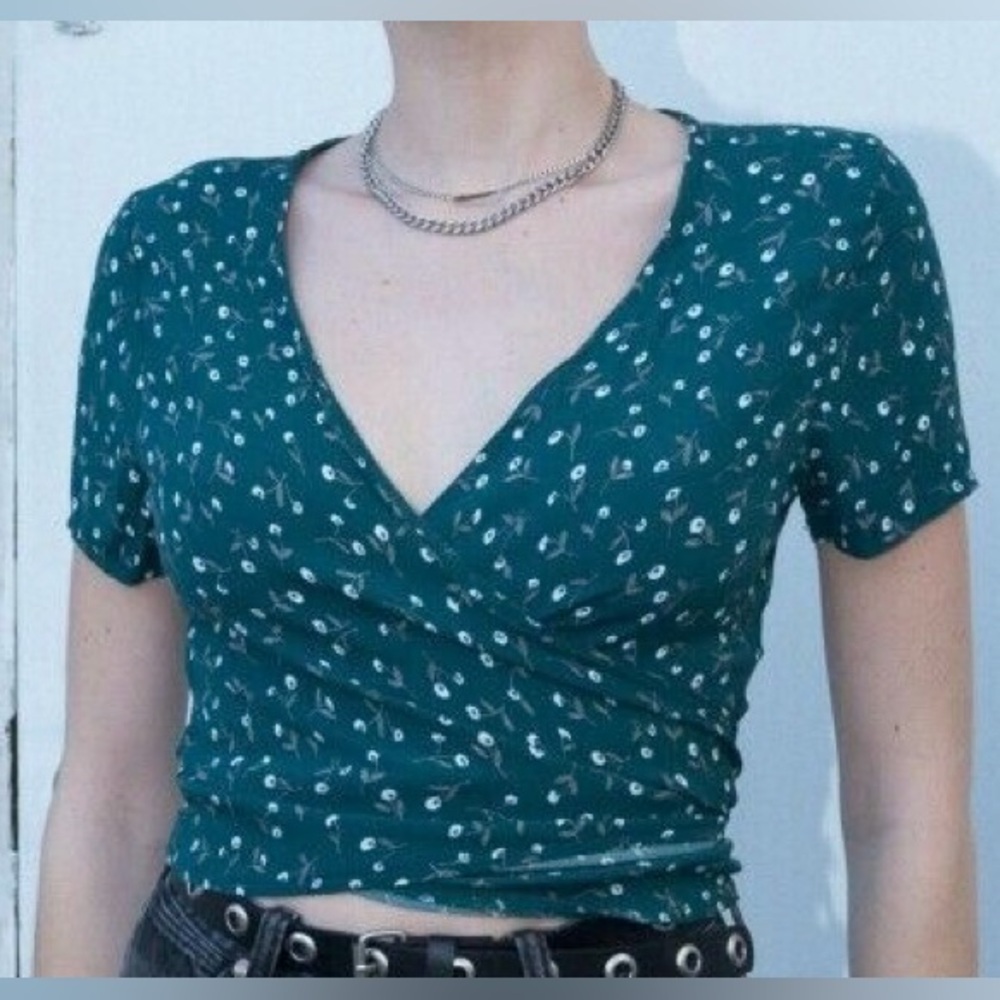 Brandy Melville Wrap Top